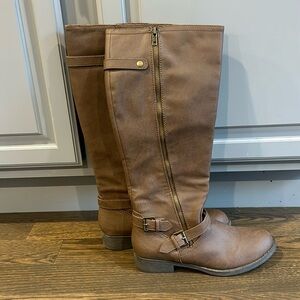 Woman’s Brown BRASH tall boots. 9